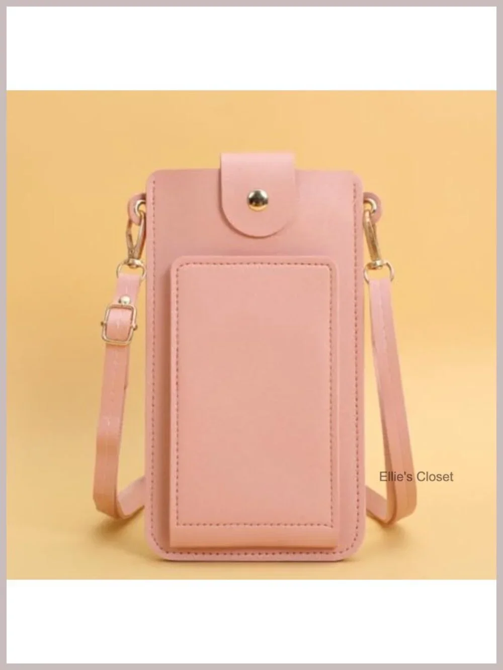 PU Leather Crossbody Bag Touch Screen Cell Phone Wallet Purse Mini Handbags